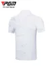 Heren Polos PGM Zomerheren Korte Slijden Sport T-shirt Moire absorberen Snel droog zachte elastische YF570 Y240506
