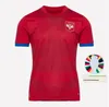 Servië voetbaltrui 2024 Cu Srbija Nationaal team Home Away Sergej Mitrovic 2010 Retro voetbal Shirts Kit Vlahovic Pavlovic Tadic Milenkovic Zivkovic1