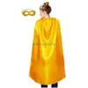 Themakostuum 110 cm gewone ADT party capes en maskerset 10 kleuroptie vakantie gunst cosplay superheld cape suit drop levering appa dhzqv