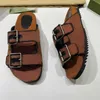 Big Size 35-47 Melhor qualidade Luxurys Designer Sandals For Men Mulheres Moda Moda Brocada Floral Slides Flats Colo