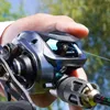 Histar Aurora Light Lure Versie 73 1 Hoge verhouding 5kg Dragvermogen 111 BB Dubbele magnetische remmen Baitcasting Visserij Reel 240506