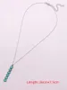 Colliers pendants Western Turquoise Stone Pave Bar