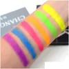 Lidschatten Neon -Make -up 6 Farben/Set hohes Pigment mattes Mineralpulver dauerhafter Lidschatten Nagel Drop Lieferung Gesundheit Schönheit DHPUG DHPUG DHPUG