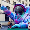 23ft hög grossist lluminerad uppblåsbar ballong astronautblåsbara ballongkonst spaceman för musikannonsdekoration