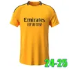 Vini Jr Bellingham Soccer Jerseys 23 24 25 koszulka piłkarska Rodrygo Valverde Camavinga Real Madric Madrids Orange Camiseta de Futbol Men Kit 2024 2025 CAMISETAS