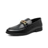 Nouveaux hommes style collégial de style épais bas de chaussures en cuir pneu