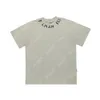 Palm Pa tops disegnato a mano Miami logo estate sciolte tees unisex coppia t magliette retrò streetwear t-shirt angels 2251 auo