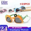 Gafas de sol 1/3/5 piezas de niños Gafas de sol de dibujos animados lindos gafas de dinosaurio para niños Protección solar lindas y modernas gafas para niños playa wx