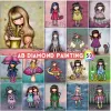 Stitch 5D Diamond Painting AB Cartoon Girls Embroidery Aniaml Doll DIY Full Square Round Mosaic Cross Stitch Kits Home Decor Gifts