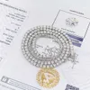 IGI Verificado de 3 mm de 18 pulgadas Collar de tenis Collar Laboratorio de diamantes cultivados