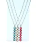 Colliers pendants Western Turquoise Stone Pave Bar