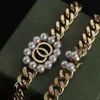 Colliers suspendus de créateurs Bijoux de luxe avec colliers de pierre précieuse en perles g Colliers de motif pour les cadeaux de la Saint-Valentin