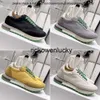 The Row Shoes Women's Shoes Casual Low Top Sports Running Shoes Designer Classic New British Style Lace Up Leather Panel Dikke Soles AntiskID 73ZK