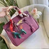 Качественные узоры Tote Totes Вечерний цвет коровьего цвета большая сумка дамы Lychee Berkkins Женщины сумочки сумочка 2024 Сумки емкостью 35 см высотой кожа H2my