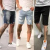 Shorts masculins marques pour hommes shorts décontractés jeans shorts détruire les vêtements pour hommes