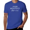 Männer Polos vermeiden Negativität f (x) x lustiges Mathe T-Shirt Vintage Kleidung Sommertops T Shirt Männer