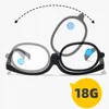 Zonnebrillen Vouwen met één frame leesglazen anti Blue Light Make-Up Presbyopia-bril Roterende draagbare high-definition