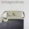 Vintage designerpåsar för Bottgs Vents's 2024 nya mini Andiamo fårskinn vävd handväska aftonväska diagonal sträldle kvinnors väska med original logotyp