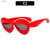 Sonnenbrille Kinderballe Blase Baus farbenfrohe Cateye Fun Girl Gläsern Rote Party Dekoration Childrens Brille Retro Design Gafas de Sol Mujer WX