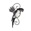 Figurines décoratines cour Pendente Vent cloche suspendue Ornements Home Decor Iron Fer Handmade Parrot Garden Decoration