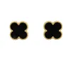 Cheap price and highquality earring jewelry Fashionable four leaf clover earrings for female design highend new with common cleefly