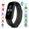 Uhren Neue M5 Band 5 Smart Band Sport Sportometer Mein M5 Band Fitness Armband Herzfrequenz Blutdruck PK MI Band 5 Smartband Android