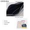 Bag CEZIRA Solid Color PU Vegan Leather Handbags For Women Fashion Brand Simple Design Shoulder Bags Female Casual Small Hobo Purse