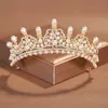 Wedding Haar sieraden Itacazzo Bridal Headwar Gold-Colour elegante stijl Aantrekkelijke dameskroon voor bruiloft