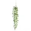 装飾花ウェディングアーチデコレーション多目的プラスチック照明シミュレーショングリーン植物壁装飾植物クライミングラタン吊り