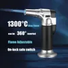 Hoge temperatuur Blue Flame Jet Gun Gas Unfilled Lasing Kitchen Outdoor Barbecue Barbecue Lichter Torch Lighter