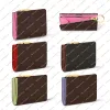 محافظ السيدات الأزياء المصممة غير الرسمية Lisa Wallet Wallet Key Pouch Pouch Purse حامل بطاقة الائتمان أعلى جودة المرآة M82381 M82382 M82383