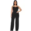 Women's Jumpsuits & Rompers Designer pants Women's 24 New Low cut Pleated Strap Sexy jumpsuit Sexy pants