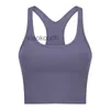 Дизайнер LL Tops Sexy Women Yoga Sport Learkwear Leats Sports Bra Traby Trabout Running Push-Up Athletic Shock Pression
