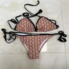 Summer Beach Sunshine Women Swimwear Projekt stroju kąpielowego High-end Luksusowe bikini litera seksowna kostium kąpielowy Dwukrotne bikini rozmiar S-xl #1158