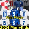 2024 Euro Cup Croatie Soccer Jerseys Modric National Team 24 25 Brekalo Perisic Football Shirt Brozovic Kramaric Rebic Fans Jouer Home Away Men Kids Kits Uniforme