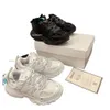 Sneakers de créateurs Chaussures pour hommes baskets Sallers Track 3 3.0 TRAPAGNEUR DE CUIR PLATEFORME PLATEURS FLAT REFFAUX Lacet Up LED TRALER