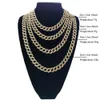 Pass Diamond Tester Fashion Jewelry Necklace 925 Sterling Silver Wholesale Moissanite Cuban Link Chain Necklace