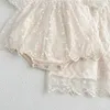 Mädchenkleider Sommer Schwester Kleid Outfit Mädchen Baby Strampler Party Kleinkind Baby Girls Prinzessin Spitzenkleider Kinder Kinder einteilige Strampler