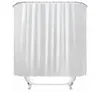 Plastic PEVA 3d Waterproof Shower Curtain Transparent White Clear Bathroom Curtain Luxury Bath Curtain with 12pcs Hooks6660142