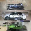 Diecast Model Cars 25 * 14 * 10 см ПВХ прозрачный игрушечный автомобиль 1/18 Модельная пылепроницаемая защита от горячего колеса Acryl Display Boxl2405