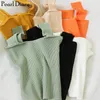 Women's Tanks Pearl Diary Knitted Tank Crop Top Rib Knit Summer Slim Basic Solid Sleeveless Women Sexy Strappy