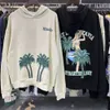 Rhude Hoodies Designer Sweatshirt Luxury Fashion Mens Hoodies Sweatshirts Port Coconut Beach Beauty Imprime