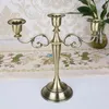 Candele decorazioni europee decorazioni europee 3 bracci rack metal wedding candelastick stand luce per casa