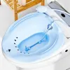 Baignoires Sitz Bath Flusher Treauage Nettoyage Facile à conserver Pulporat à main pour les soins aux toilettes Bailette Baignement Basin Hémorroïde Postpartum Soins