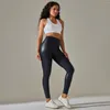 Pantaloni da donna in pelle per le donne con fitness elastico a vita alta