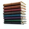 100 artesanal para viajantes de couro genuíno Notebooks diário de viagem diário vintage Planejador de presentes de couro vintage embosse 240428