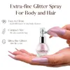 Body Glitter 4 Color Fashion Lightlighter brillant en poudre Spray Splay