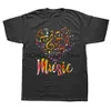 Herr t-shirts roliga musiker presentmusikinstrument musik anteckningar diskant clef t skjortor grafiska strtwear korta slve födelsedagspresenter t-shirt h240506