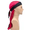 Accessori per capelli Accesso a due colori in raso a tabellino a coda lunga protezione elastica protezione pirata cappello sudafrica cappello turbante hijab cofano d)