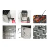 Grillar Portable Charcoal Starter rostfritt stål utomhusgrill Grill Fire Starter Folding Carbon Spis BBQ GRILL VÄRDE PAKE